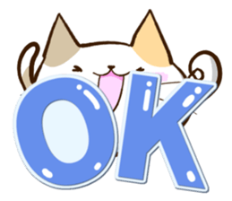 Slapstick tortoiseshell cat sticker #12603742