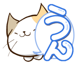 Slapstick tortoiseshell cat sticker #12603745