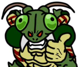 Mantis man sticker #12603958