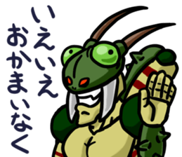 Mantis man sticker #12603963