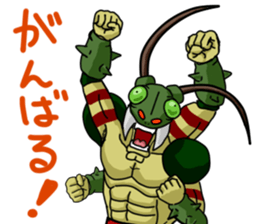 Mantis man sticker #12603972