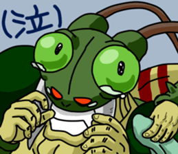 Mantis man sticker #12603973