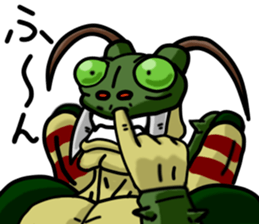 Mantis man sticker #12603975