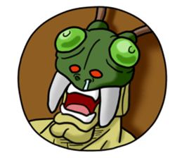 Mantis man sticker #12603978