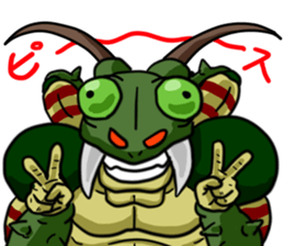 Mantis man sticker #12603980