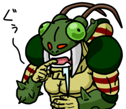 Mantis man sticker #12603992