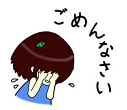 There is something sticker #12604614