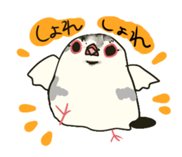 Java sparrow love sticker #12605056
