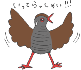 Okinawan Rail3 sticker #12605359