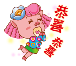Floret pig go to work, episode 3 sticker #12606967