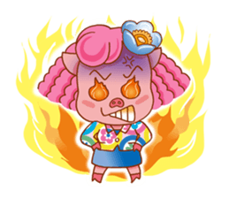 Floret pig go to work, episode 3 sticker #12606996