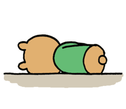 Social withdrawal bear sticker #12607163