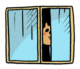 Social withdrawal bear sticker #12607173