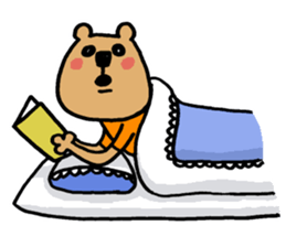 Social withdrawal bear sticker #12607174