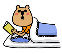 Social withdrawal bear sticker #12607174