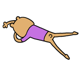 Social withdrawal bear sticker #12607176