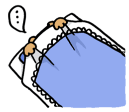 Social withdrawal bear sticker #12607184