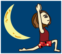 Yoga Sticker of Kaorin 3 sticker #12607438
