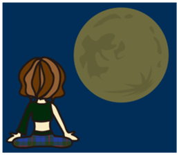 Yoga Sticker of Kaorin 3 sticker #12607439