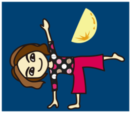 Yoga Sticker of Kaorin 3 sticker #12607440