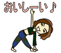 Yoga Sticker of Kaorin 3 sticker #12607443