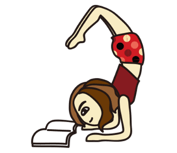 Yoga Sticker of Kaorin 3 sticker #12607446