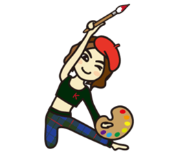 Yoga Sticker of Kaorin 3 sticker #12607447