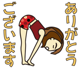 Yoga Sticker of Kaorin 3 sticker #12607458