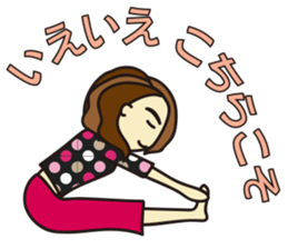 Yoga Sticker of Kaorin 3 sticker #12607460