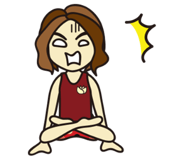 Yoga Sticker of Kaorin 3 sticker #12607462