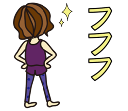 Yoga Sticker of Kaorin 3 sticker #12607465