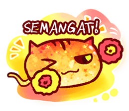 The great orange meoww sticker #12608367