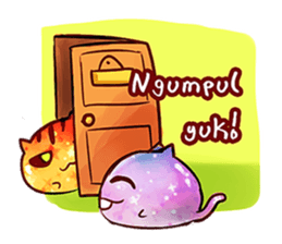 The great orange meoww sticker #12608374