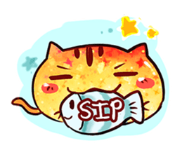 The great orange meoww sticker #12608377