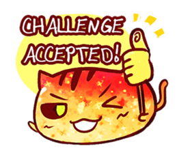 The great orange meoww sticker #12608378