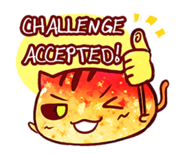 The great orange meoww sticker #12608378
