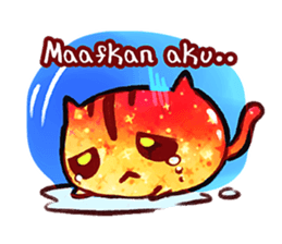 The great orange meoww sticker #12608382