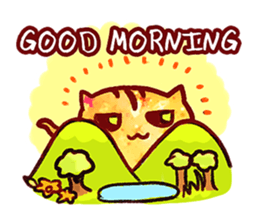 The great orange meoww sticker #12608385