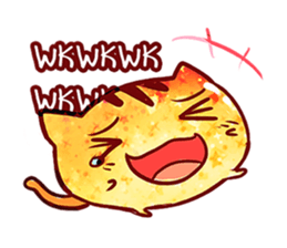 The great orange meoww sticker #12608387