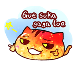 The great orange meoww sticker #12608388