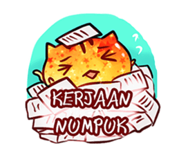 The great orange meoww sticker #12608397