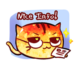 The great orange meoww sticker #12608398