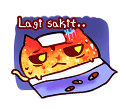 The great orange meoww sticker #12608400