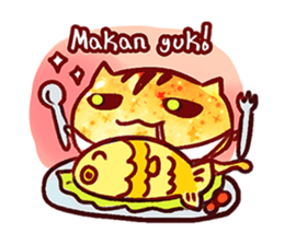 The great orange meoww sticker #12608402