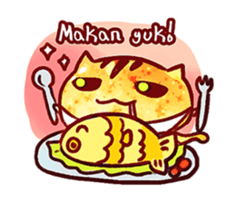 The great orange meoww sticker #12608402