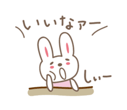 Cute rabbit sticker for Shi-chan sticker #12608514