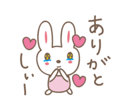 Cute rabbit sticker for Shi-chan sticker #12608516