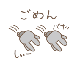Cute rabbit sticker for Shi-chan sticker #12608517