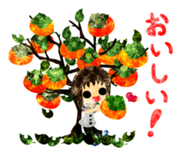 A wonderful autumn time sticker #12608702