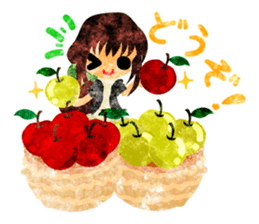 A wonderful autumn time sticker #12608705